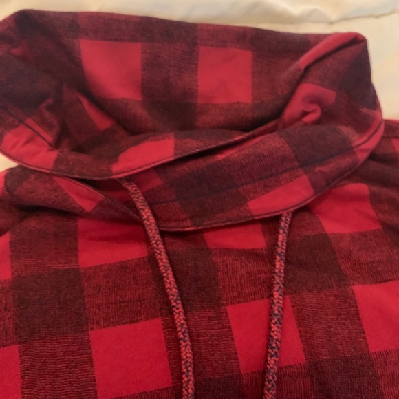 AMERICAN RAG Menswear Buffalo Plaid Red & Black LS Shirt Size L - Picture 4 of 9